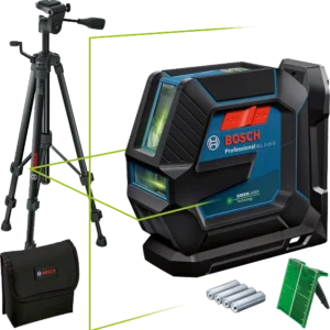 Joonlaser Bosch GLL 2-15 G + statiiv BT 150 | Mõõteriistad>Laserid ja niveliirid>Pöördlaserid | Bosch | Trollo.ee | Üle 10 000 toote
