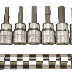 Kuuskantpadrunotsakute komplekt. 3/8" nelikantkinnitusega. Teng Tools M3812 / M3811 | Käsitööriistad>Padrunid>Padrunite komplektid | Teng Tools | Trollo.ee | Üle 10 000 toote