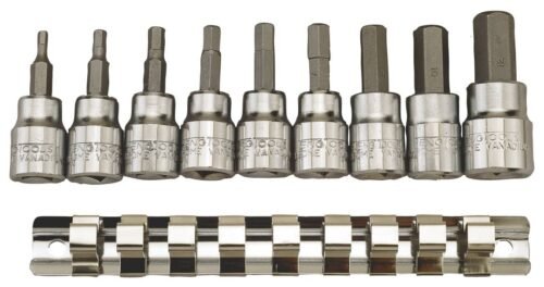 Kuuskantpadrunotsakute komplekt. 3/8" nelikantkinnitusega. Teng Tools M3812 / M3811 | Käsitööriistad>Padrunid>Padrunite komplektid | Teng Tools | Trollo.ee | Üle 10 000 toote