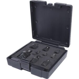 Löökadapterite ja kardaanide komplekt 1/4+3/8+1/2+3/4´´ 9-os
