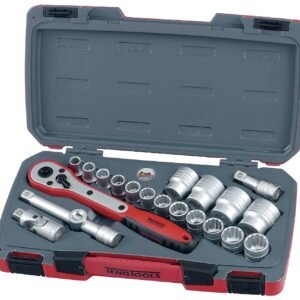 Padrunvõtmekomplekt. 1/2'' nelikantkinnitusega. Teng Tools T1221 / T1221-6 | Käsitööriistad>Padrunid>Padrunite komplektid | Teng Tools | Trollo.ee | Üle 10 000 toote