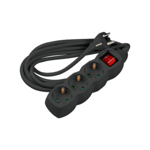 Pikendusjuhe 3-osaline lülitiga 5m kaabel