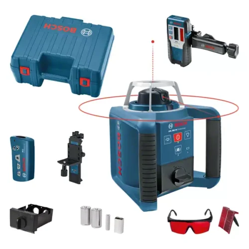 Pöördlaser Bosch  GRL 400 H + vastuvõtja + pult | Mõõteriistad>Laserid ja niveliirid>Pöördlaserid | Bosch | Trollo.ee | Üle 10 000 toote