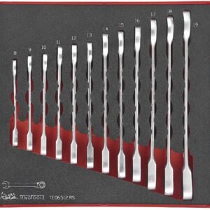 lehtsilmusnarrevõtmete komplekt 12osa Teng Tools TED6512RS | Käsitööriistad>Mutrivõtmed>Lehtsilmusnarred | Teng Tools | Trollo.ee | Üle 10 000 toote
