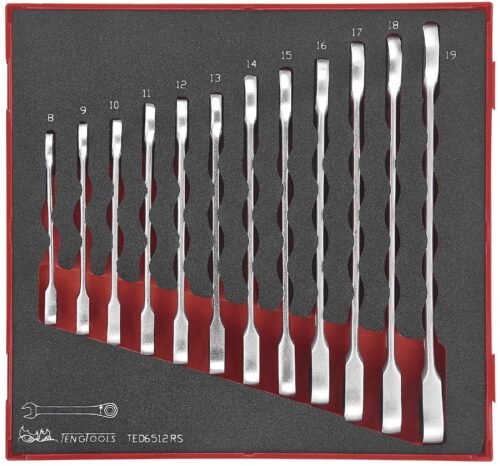 lehtsilmusnarrevõtmete komplekt 12osa Teng Tools TED6512RS | Käsitööriistad>Mutrivõtmed>Lehtsilmusnarred | Teng Tools | Trollo.ee | Üle 10 000 toote