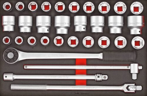 padrunvõtmekomplekt EVA 3/4 TTESK32 | Käsitööriistad>Padrunid>Padrunite komplektid | Teng Tools | Trollo.ee | Üle 10 000 toote