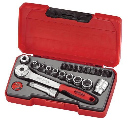 padrunvõtmete komplekt 22osaline 1/4″ TengTools T1422 | Käsitööriistad>Padrunid>Padrunite komplektid | Teng Tools | Trollo.ee | Üle 10 000 toote