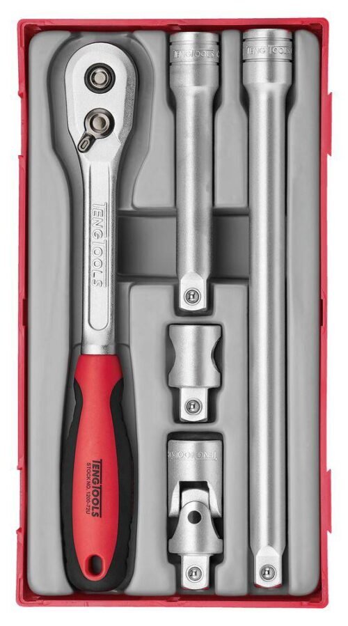 1/2″ narre + pikenduste komplekt TT1205 | Käsitööriistad>Padrunid>Padrunite komplektid | Teng Tools | Trollo.ee | Üle 10 000 toote