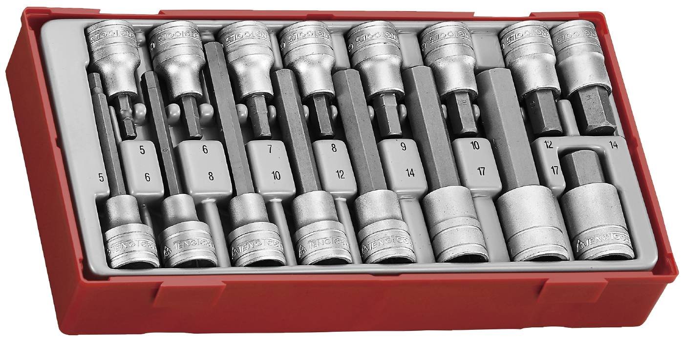 1/2″ sisekuuskantpadrunite komplekt TTHEX16