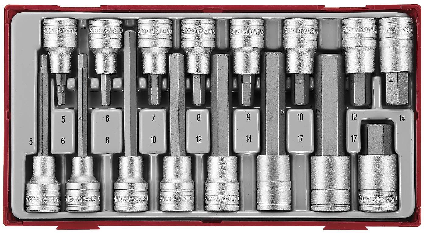 1/2″ sisekuuskantpadrunite komplekt TTHEX16