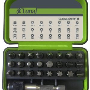 25- osaline otsakukomplekt Luna | Käsitööriistad>Kruvikeerajad>Otsakute komplektid | Luna Tools | Trollo.ee | Üle 10 000 toote