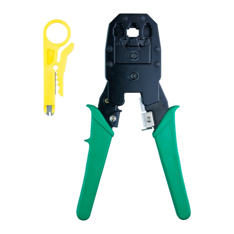 3-in-1 RJ11/RJ12/RJ45 presstangid+ kaablinuga