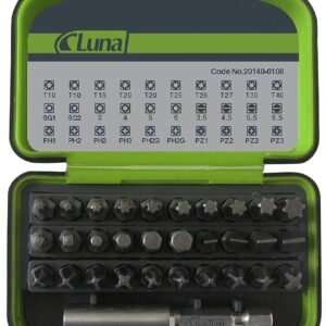 31- osaline otsakukomplekt Luna | Käsitööriistad>Kruvikeerajad>Otsakute komplektid | Luna Tools | Trollo.ee | Üle 10 000 toote
