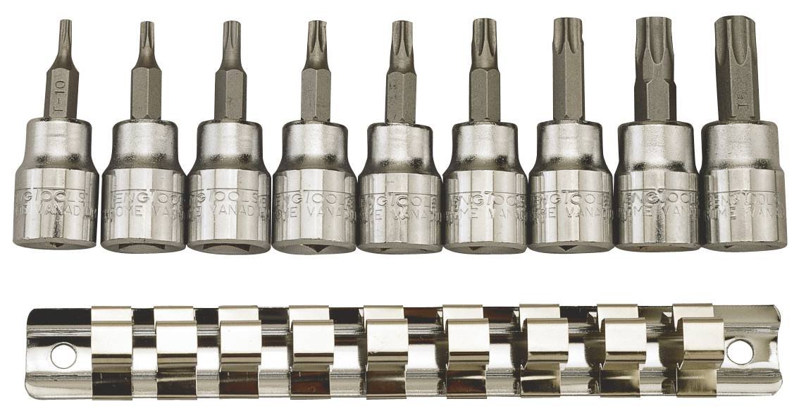 3/8″ TX-padrunite komplekt TX10- TX50 TengTools M3813TX