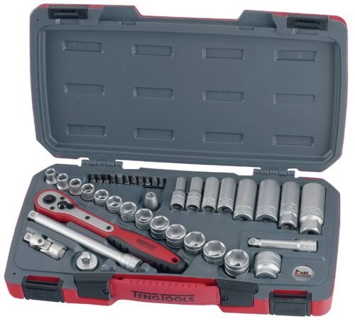 3/8″ padrunvõtmete komplekt TengTools T3839 | Käsitööriistad>Padrunid>Padrunite komplektid | Teng Tools | Trollo.ee | Üle 10 000 toote