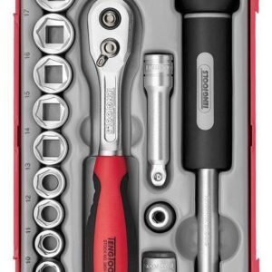 3/8″ padrunvõtmete komplekt TengTools' TT3819 | Käsitööriistad>Padrunid>Padrunite komplektid | Teng Tools | Trollo.ee | Üle 10 000 toote