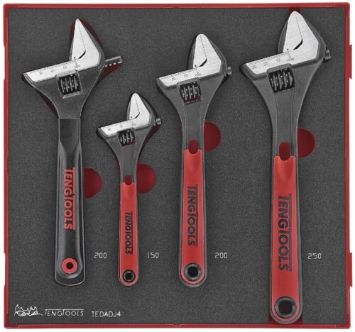4osaline tellitavate võtmete komplekt. Teng Tools TEDADJ4 | Käsitööriistad>Mutrivõtmed>Tellitavad võtmed | Teng Tools | Trollo.ee | Üle 10 000 toote