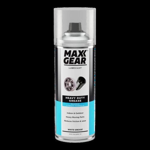 Aerosoolmääre White Heavy Duty Grease MAXX GEAR 200ml | Määrdeained ja keemia>Tehnilised aerosoolid | MAXX GEAR | Trollo.ee | Üle 10 000 toote
