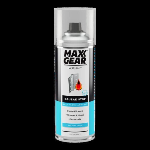 Aerosoolõli Squeak Stop MAXX GEAR 360° 200ml | Määrdeained ja keemia>Tehnilised aerosoolid | MAXX GEAR | Trollo.ee | Üle 10 000 toote