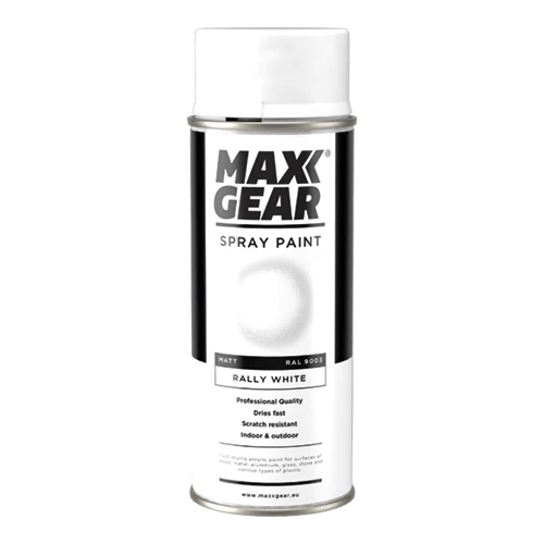 Aerosoolvärv valge matt RAL 9003 MAXX GEAR 400ml