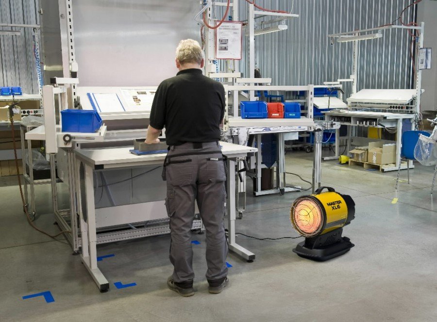 Infrapuna soojuskiirgur, diiselküttega XL 61, 17 kW, Master