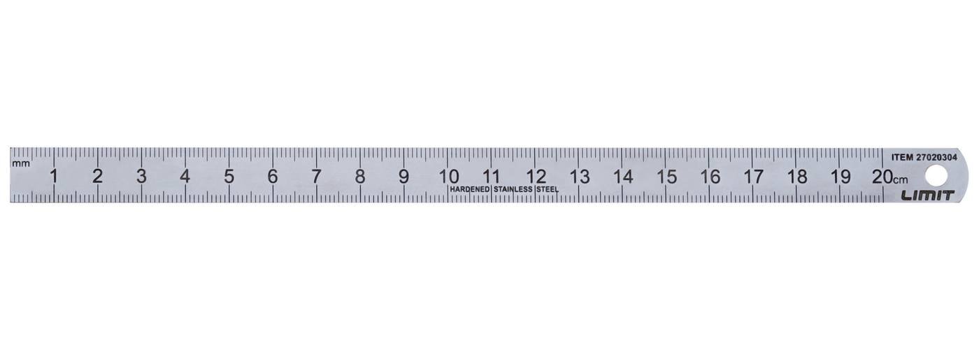 Joonlaud 1000 x 18 x 0,5mm roostevabaterasest limit