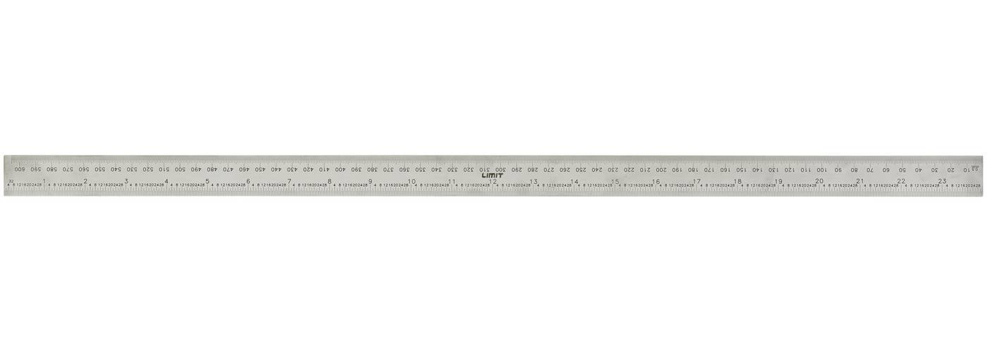 Joonlaud ja varuosade komplekt kombineeritud nurgikule Limit STEEL RULE - 600MM