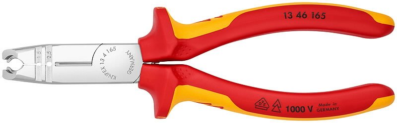 Kaablikoorimistangid D8-13mm + 1,5/2,5mm2 VDE, Knipex