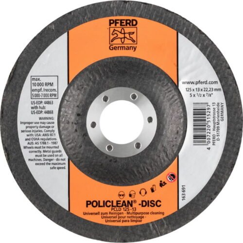 Kärgketas Policlean PCLD 125x13x22mm