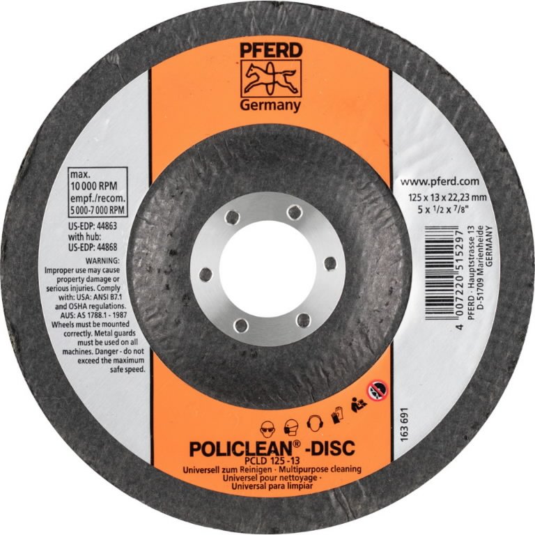 Kärgketas Policlean PCLD 125x13x22mm, Pferd