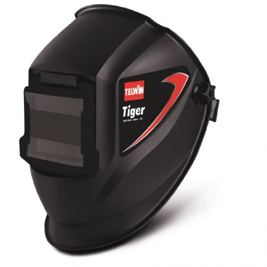 Keevitusmask TIGER 110x50mm DIN 11, ülestõstetava esiosaga, Telwin