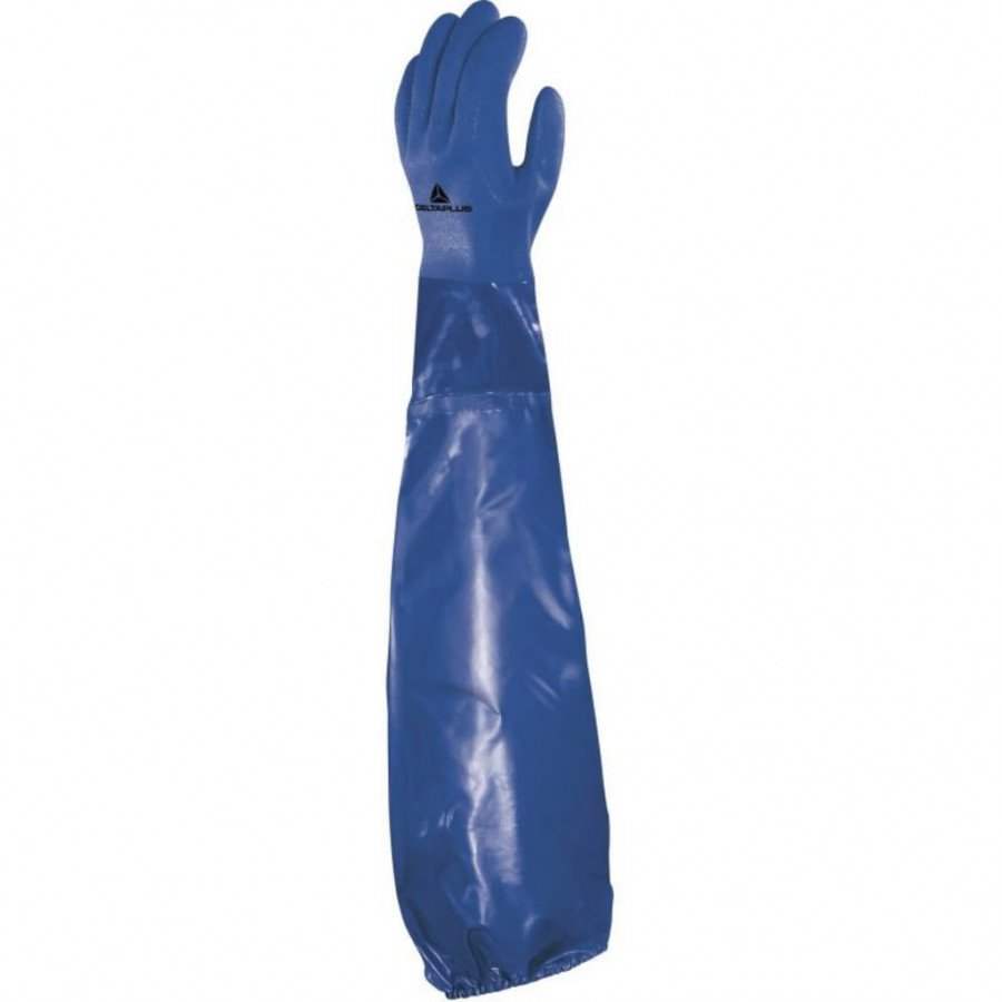 Kindad PVC-kattega, sinised, voodriga, 62 cm 10, Delta Plus