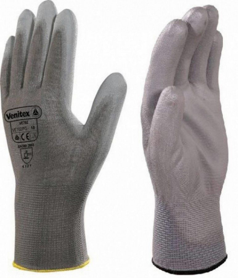Kindad, polüester, PU peopesa, hall 10, Delta Plus