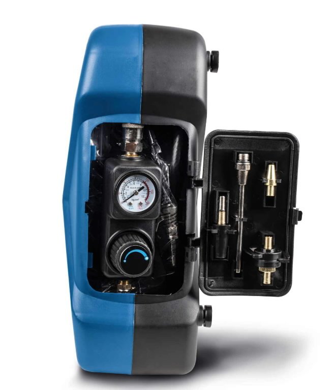 Kompressor Aircase, 2L paagiga + tarvikud õlivaba, Scheppach