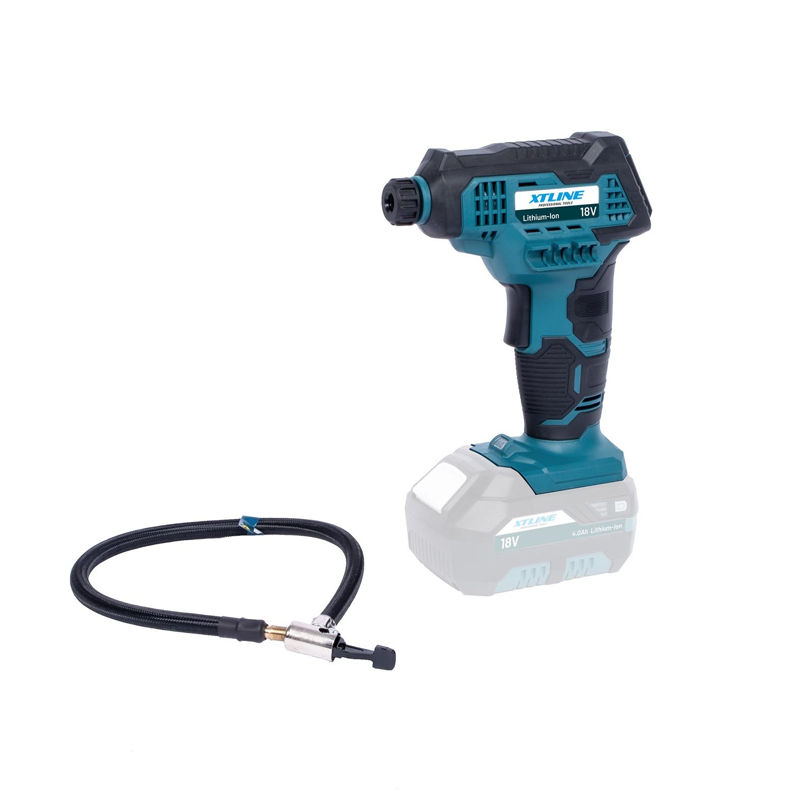 Kompressor XTline 18V akuga 7bar KERE*
