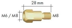 Kontaktsuudmiku adapter MB36 M6