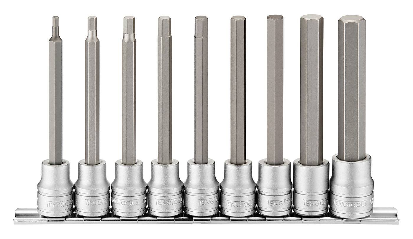 Kuuskant-padrunotsakud 3/8 kinnitus Teng Tools