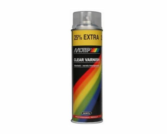 Lakk läbipaistev Clear Varnish läikiv 500ml, Motip