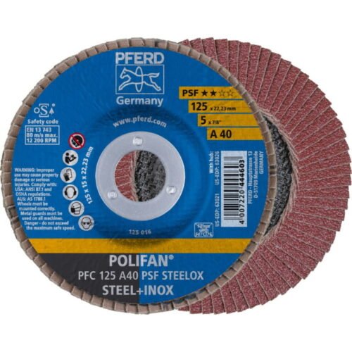Lamellketas PSF STEELOX 125mm P40 PFC