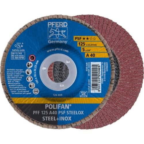 Lamellketas PSF STEELOX 125mm P40 PFF