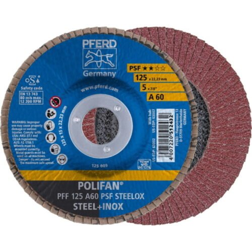 Lamellketas PSF STEELOX 125mm P60 PFF