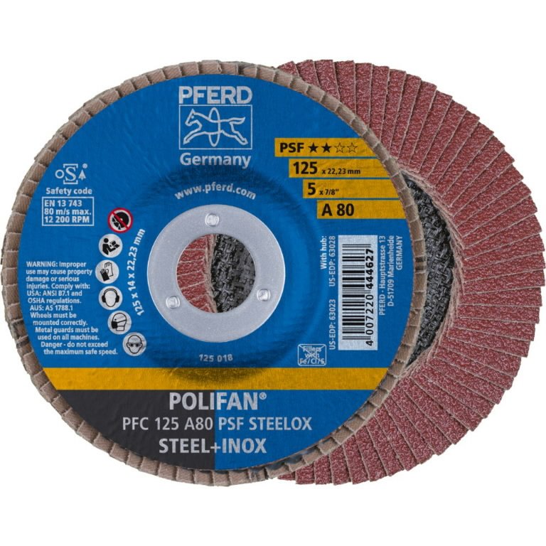 Lamellketas PSF STEELOX 125mm P80 PFC, Pferd