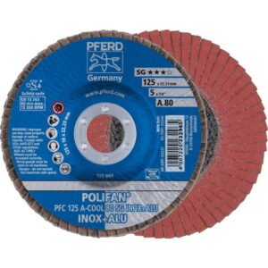 Lamellketas SG INOX+ALU 125mm P80 PFC