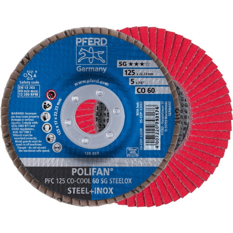 Lamellketas SG STEELOX CO-COOL 125mm P60 PFC, Pferd