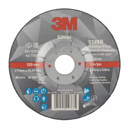 Lihvketas Silver T27 Ceramic 125x7/22