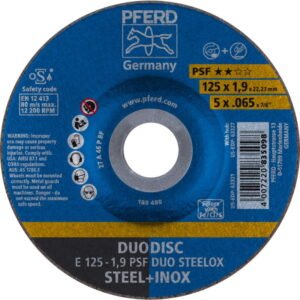 Lõike- ja lihvketas PSF DUO Steelox 125x1
