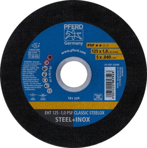 Lõikeketas PSF Classic Steelox 125x1mm