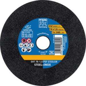 Lõikeketas PSF Steelox 76x1/10mm