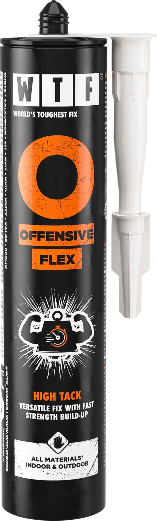 Montaažiliim WTF O OFFENSIVE FLEX WHITE 290ML valge | Määrdeained ja keemia | WTF | Trollo.ee | Üle 10 000 toote