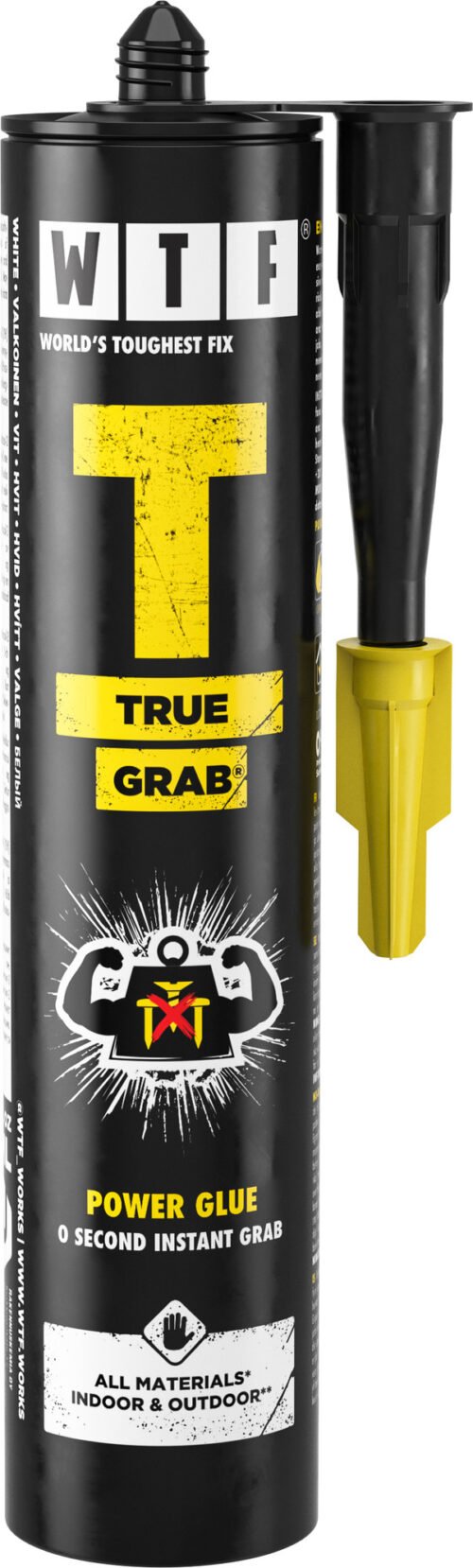 Montaažiliim WTF T TRUE GRAB WHITE 310ML valge | Määrdeained ja keemia | WTF | Trollo.ee | Üle 10 000 toote